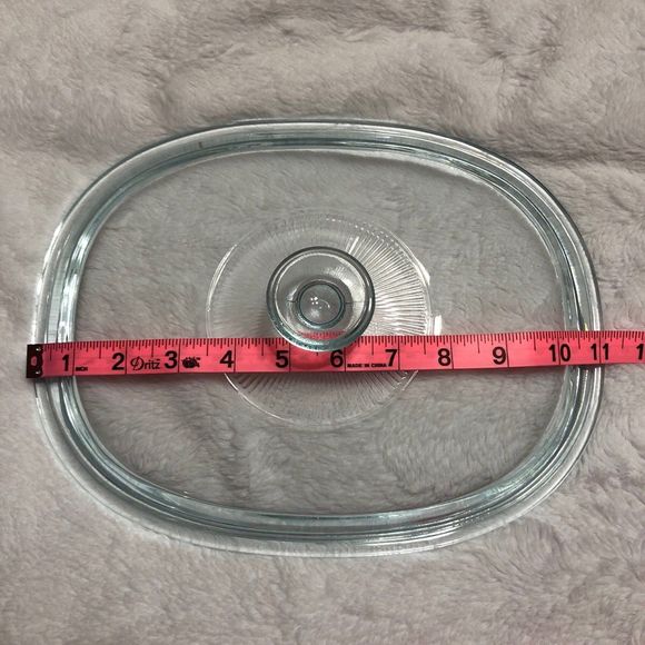 Pyrex Glass Lid Blue Hue 11 inch - Picture 5 of 6